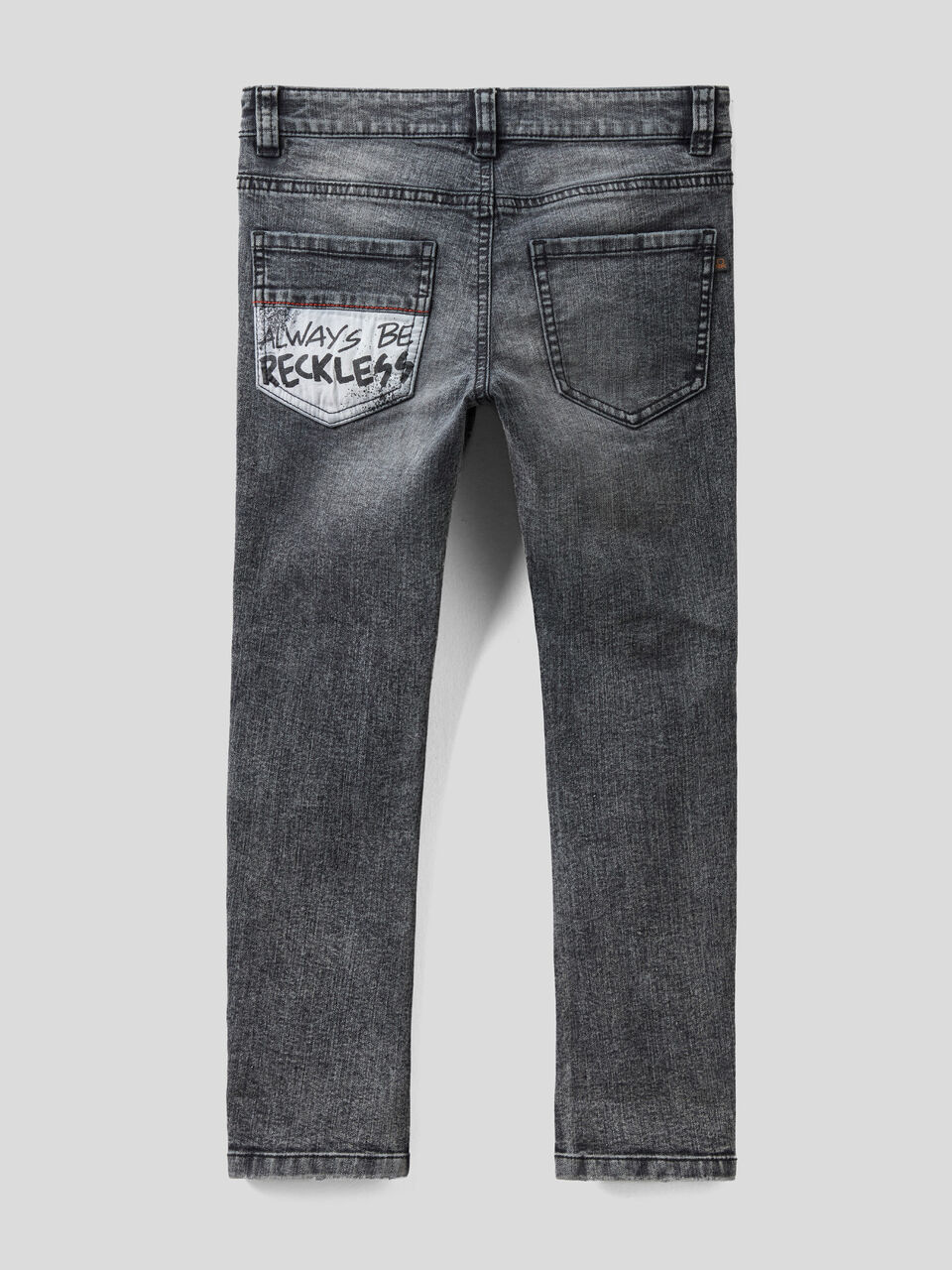 Vaqueros pitillo en denim "Eco-Recycle" image number 2