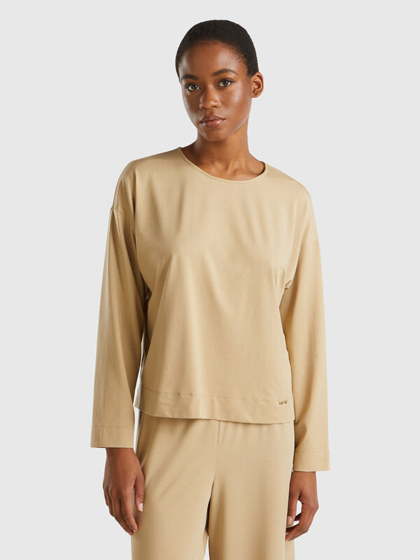 Camiseta con lúrex Mujer