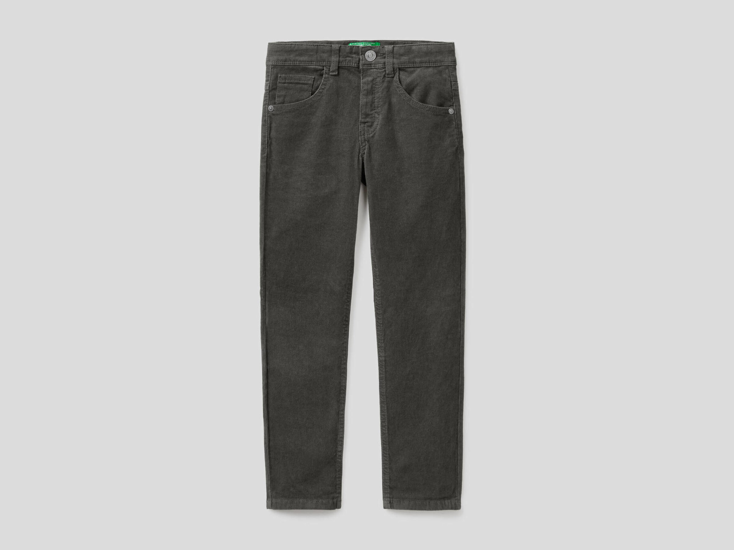 Pantalón slim fit de pana elástica image number null