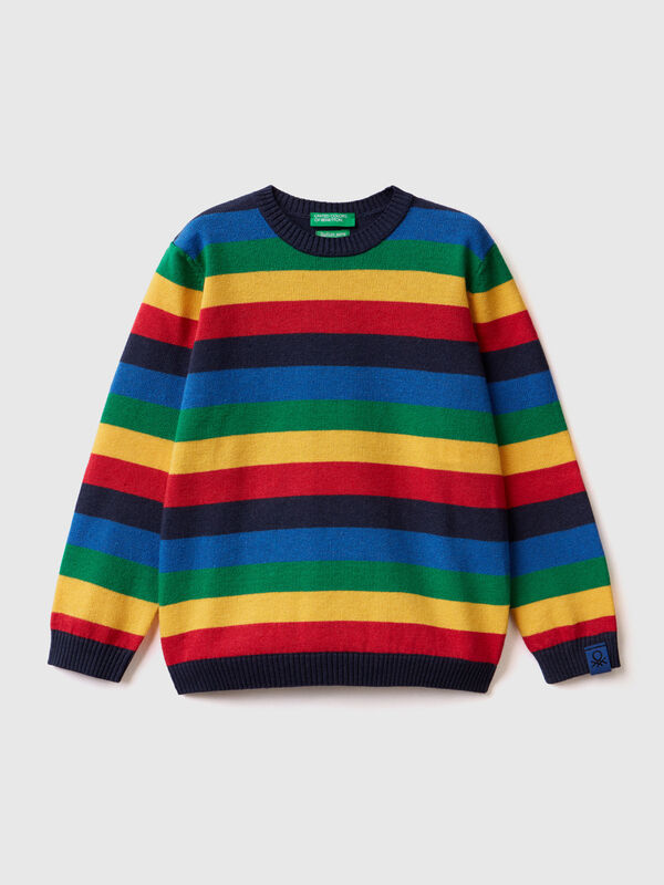 Jersey de tricot con rayas Niño