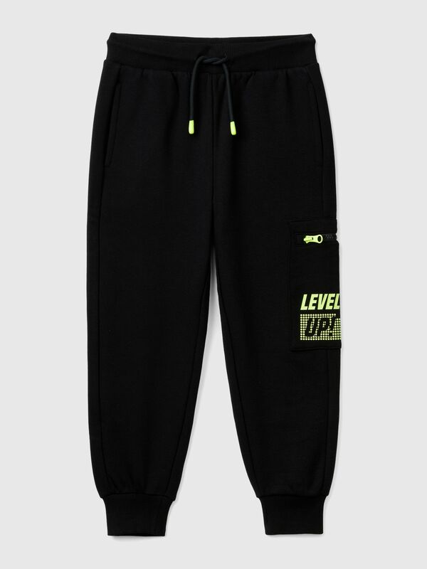 Joggers gamer de algodón mixto Niño