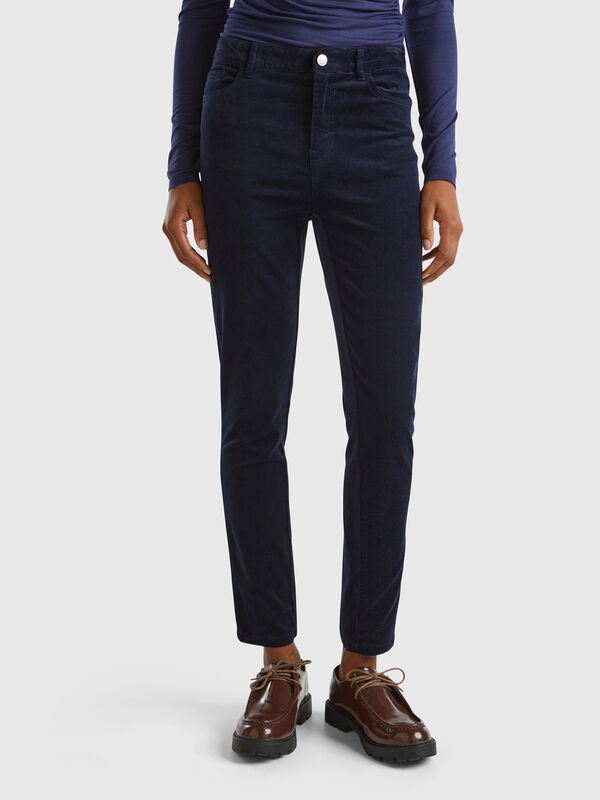 Pantalón de pana de cinco bolsillos Pantalón de pana de cinco bolsillos Mujer