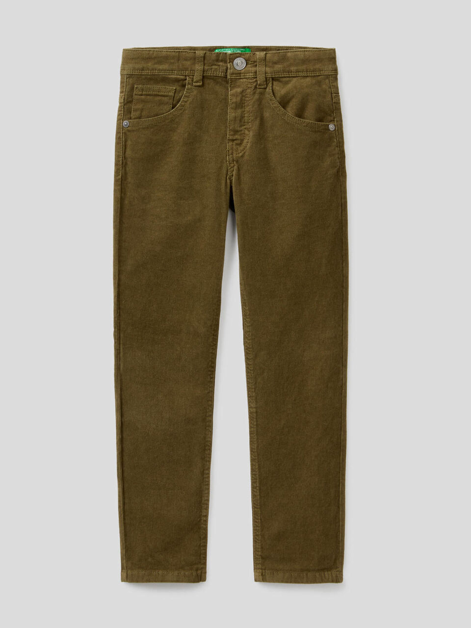 Pantalón slim fit de pana elástica image number 1