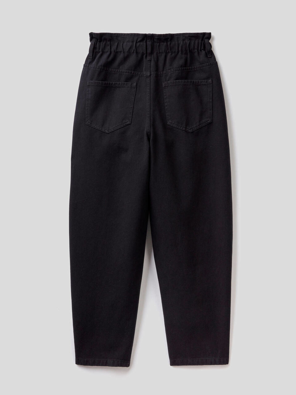 Pantalón de talle alto de 100 % algodón image number 2