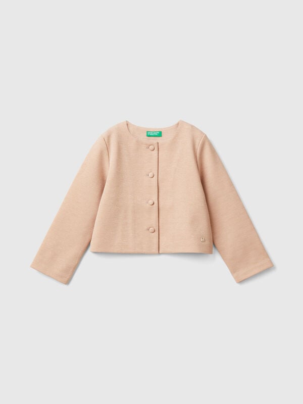 Chaqueta con lúrex Niña