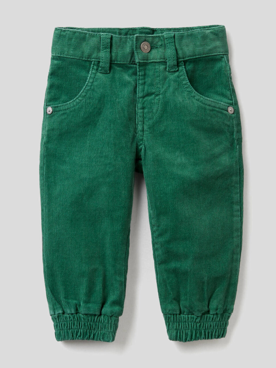 Pantalón de pana de algodón elástico image number 1