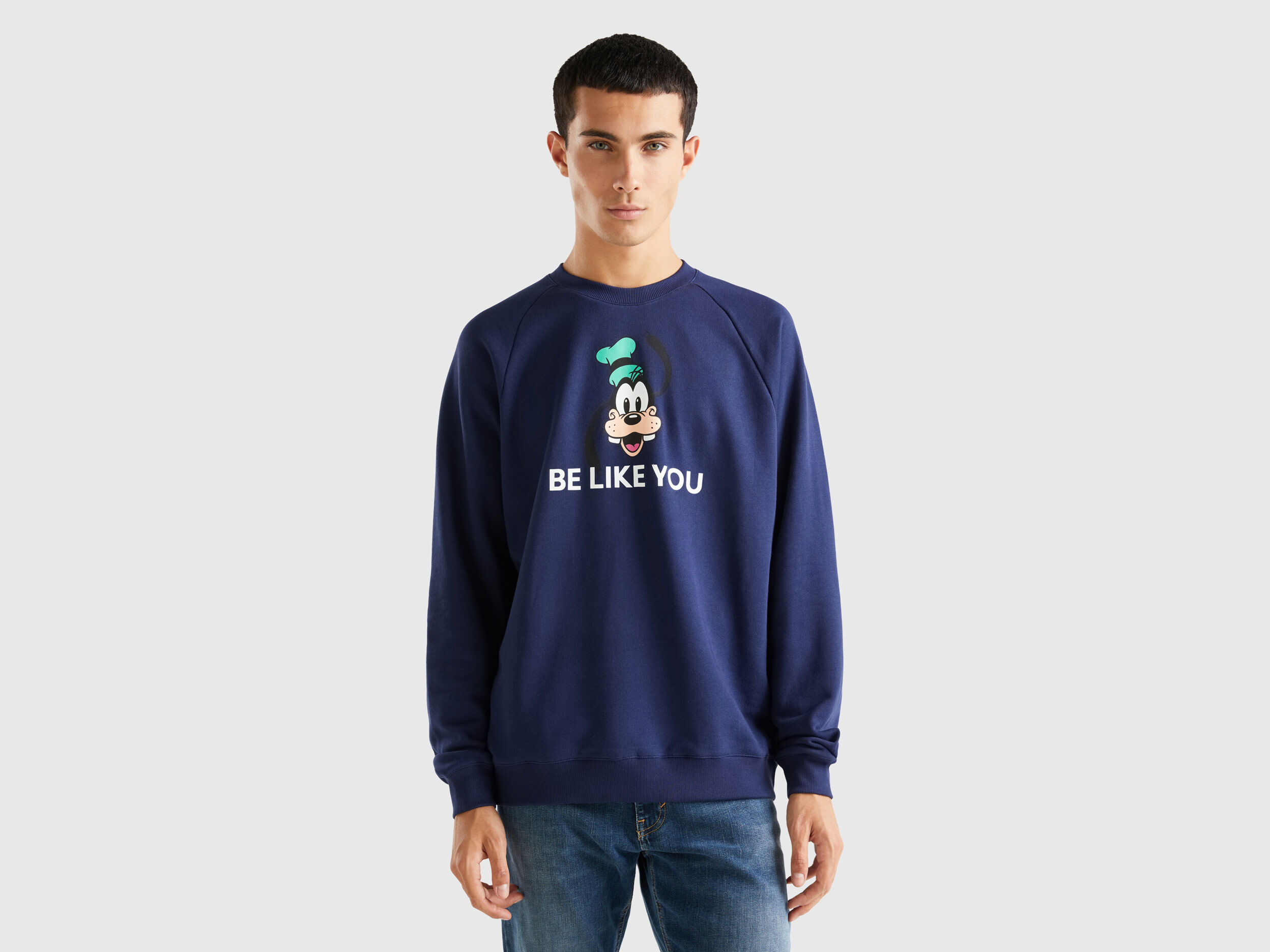 Sudadera azul oscuro de Goofy Azul Oscuro Benetton
