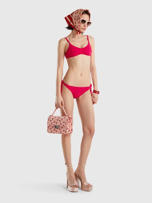 Braguita de bikini de ECONYL® con efecto rizo Mujer
