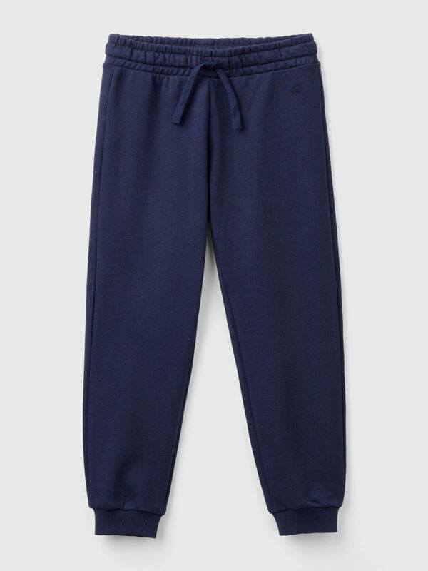 Pantalón de felpa con logotipo Niña