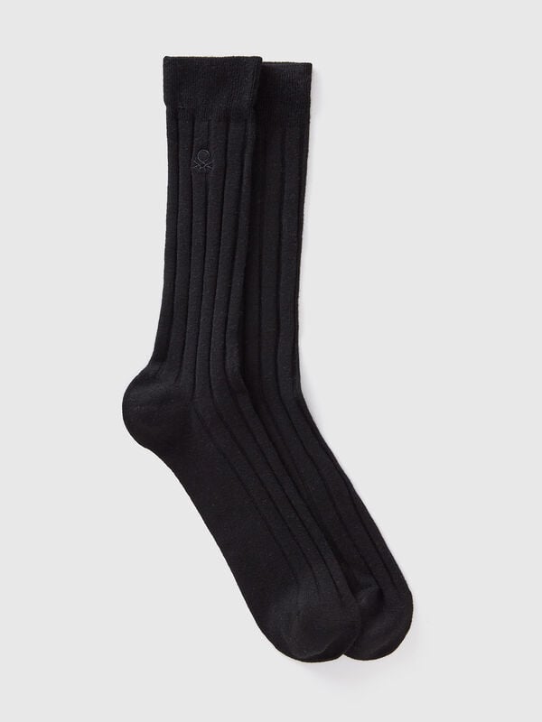 Calcetines de cachemir mixto