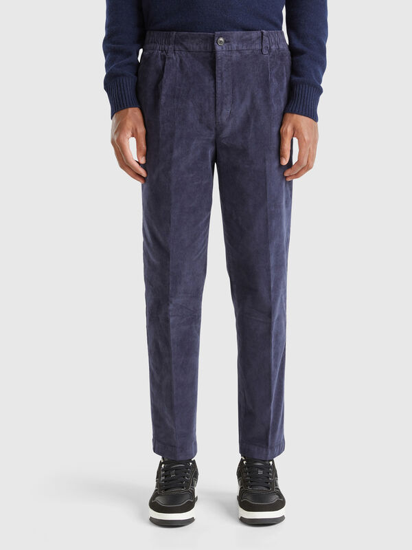 Pantalones chinos carrot fit de pana Pantalones chinos carrot fit de pana Hombre