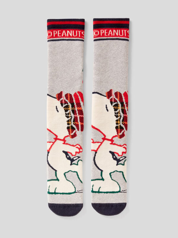Calcetines navideños de Snoopy Hombre