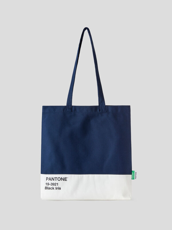 Shopping bag azul oscuro BenettonxPantone™ Mujer