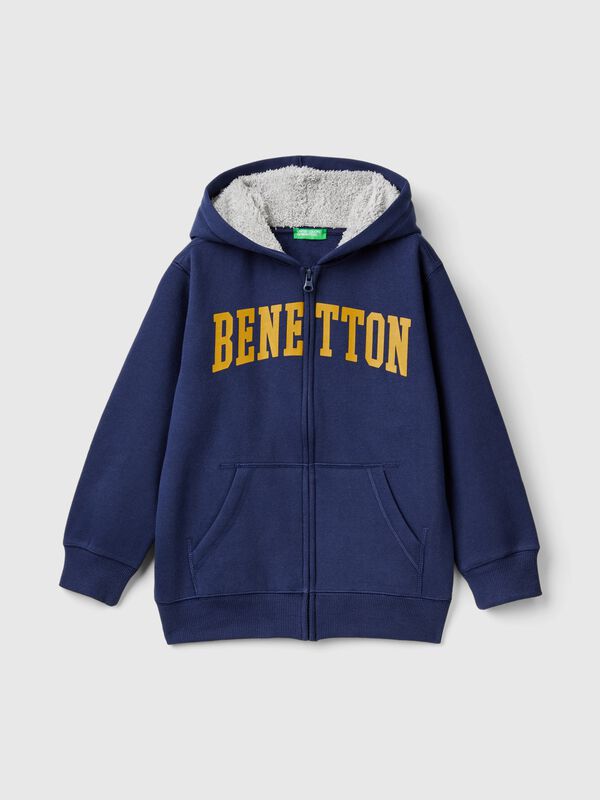 Sudadera con capucha forrada Niño