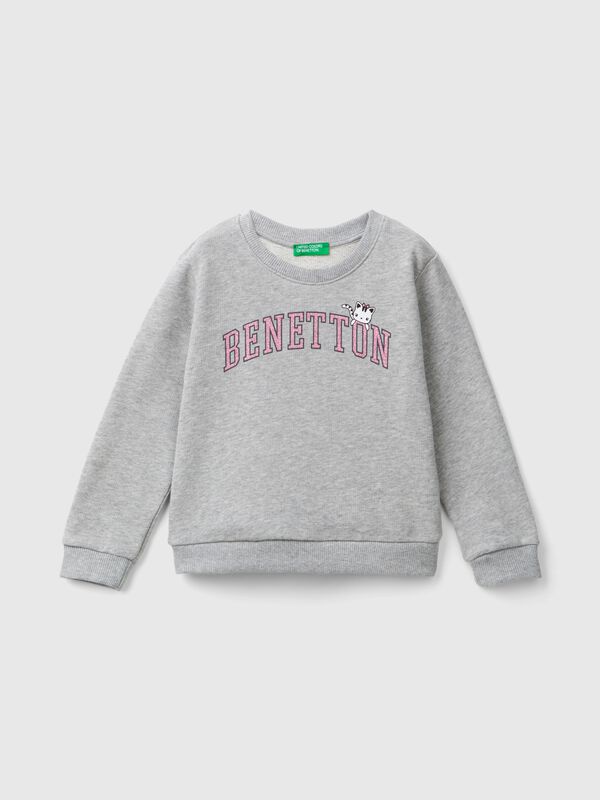 Sudadera de 100 % algodón orgánico con logotipo Niña