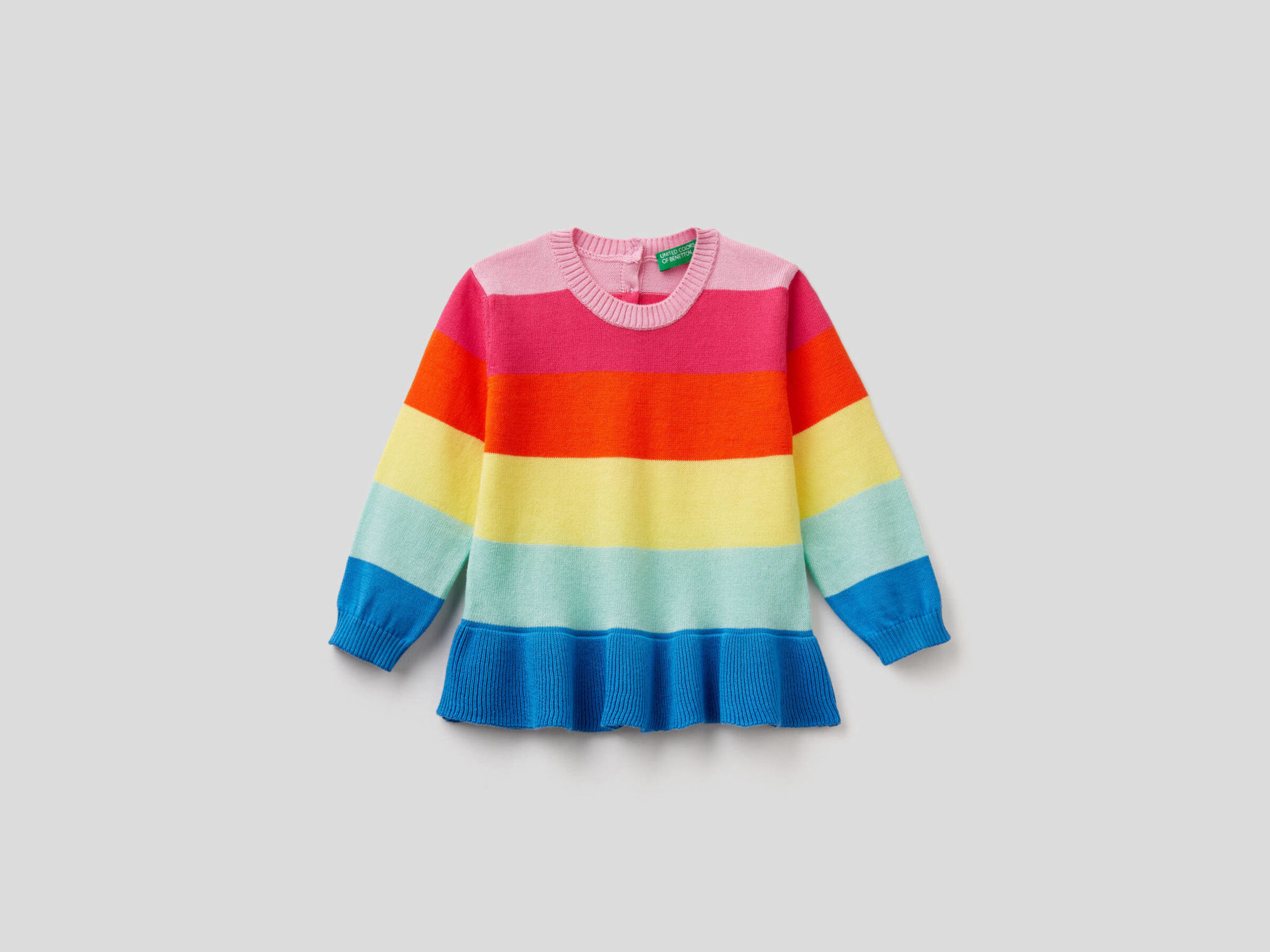Jersey de rayas con volantes image number null