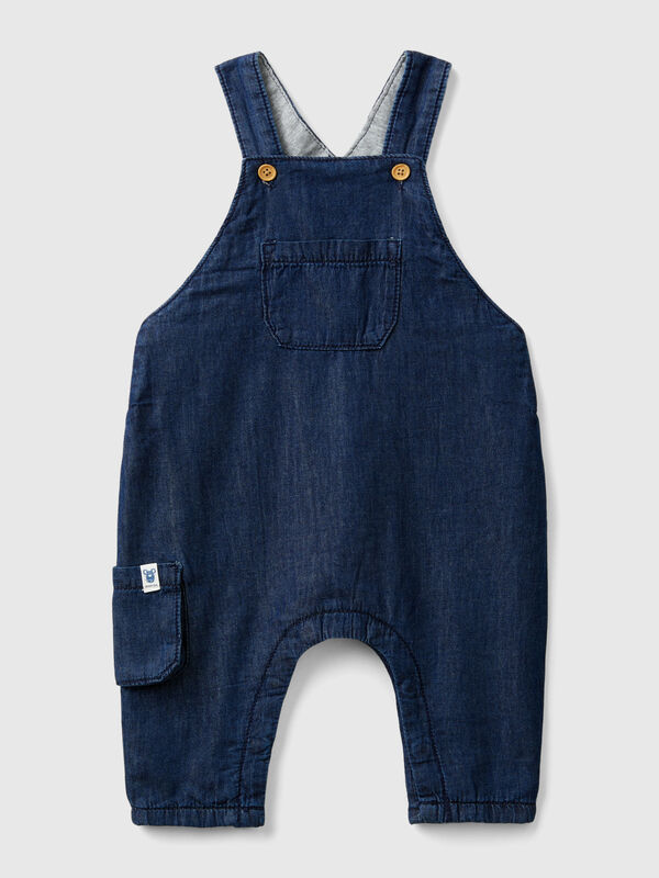 Peto en chambray Peto en chambray Recién nacidos