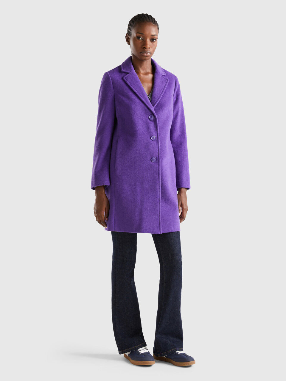 Abrigo Corto Mujer Nueva Colecci n 2024 Benetton