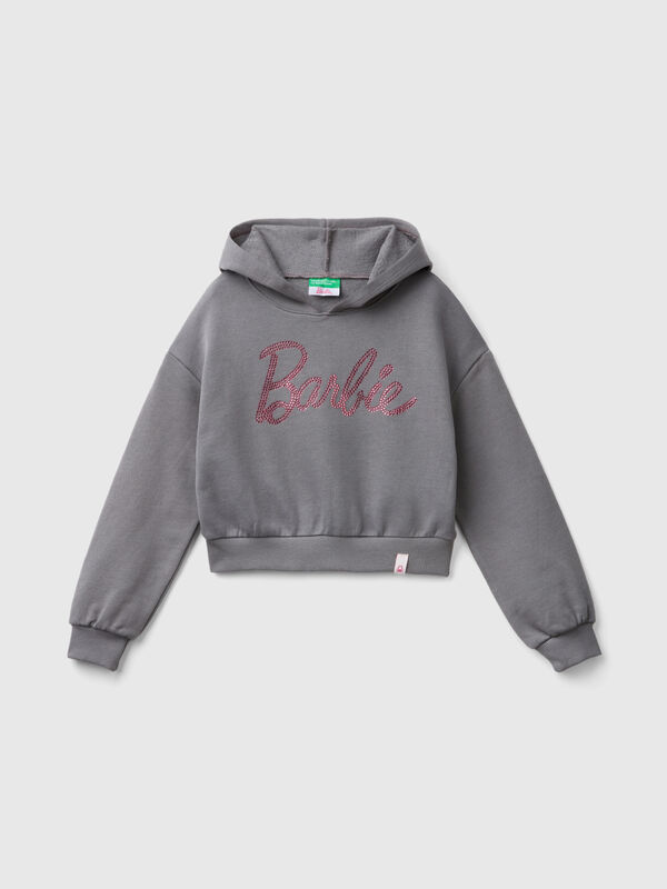 Sudadera de Barbie gris con strass Niña