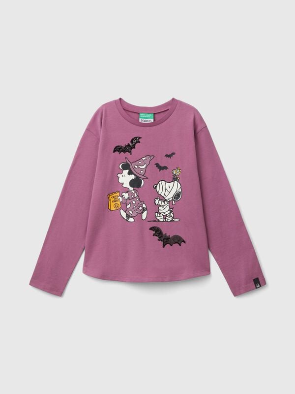 Camiseta de los ©Peanuts con estampado y lentejuelas Niña