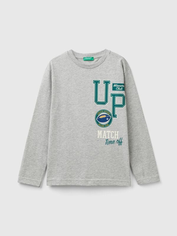 Camiseta de manga larga de algodón orgánico Niño