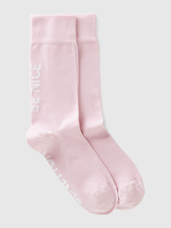 Calcetines rosa claro BE NICE