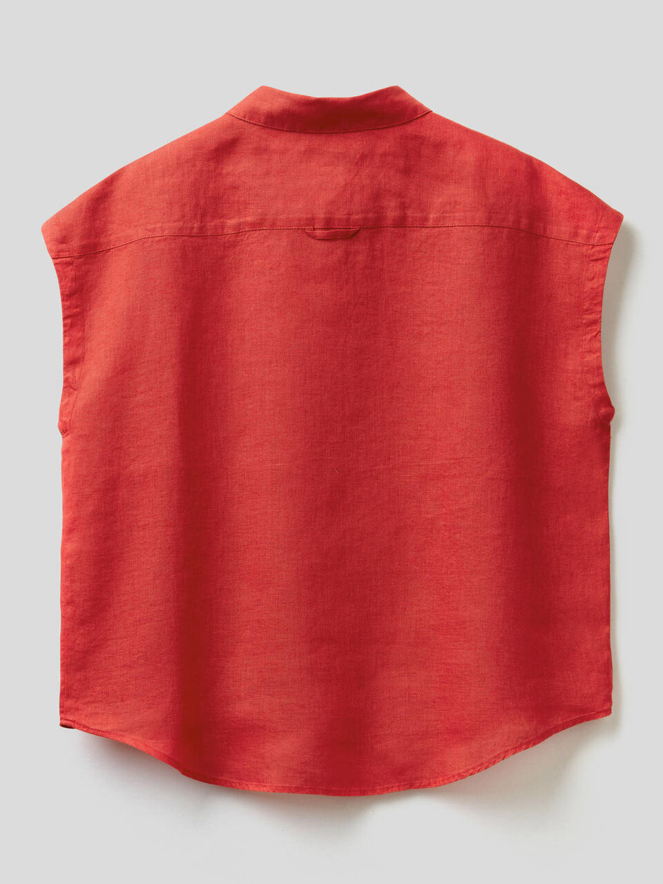 Camisón de 100% lino de manga corta image number 2