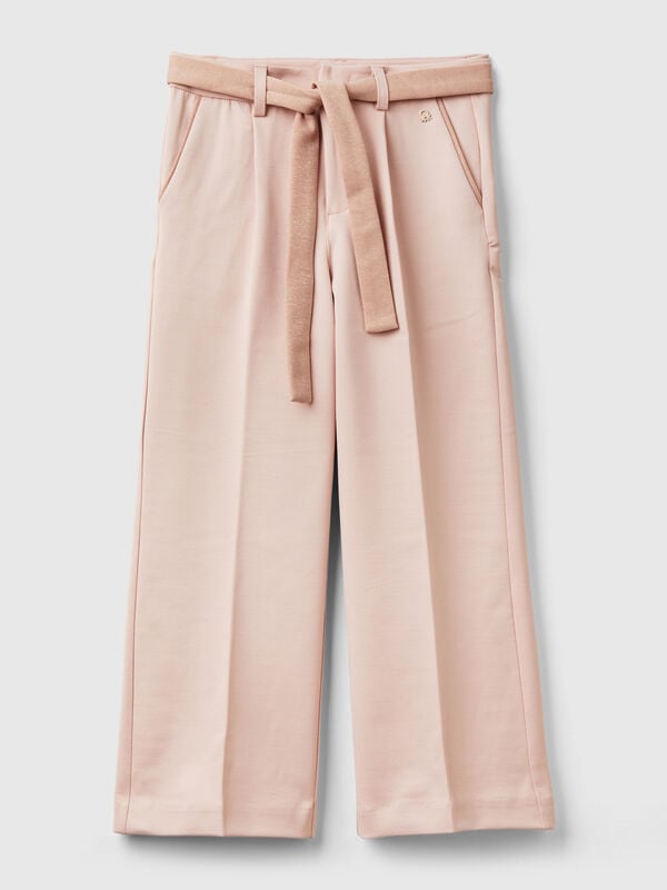Pantalón elegante con fajín Niña