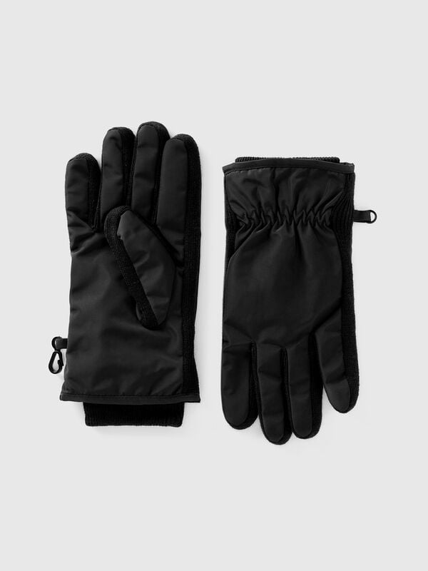 Guantes de punto y nailon Hombre