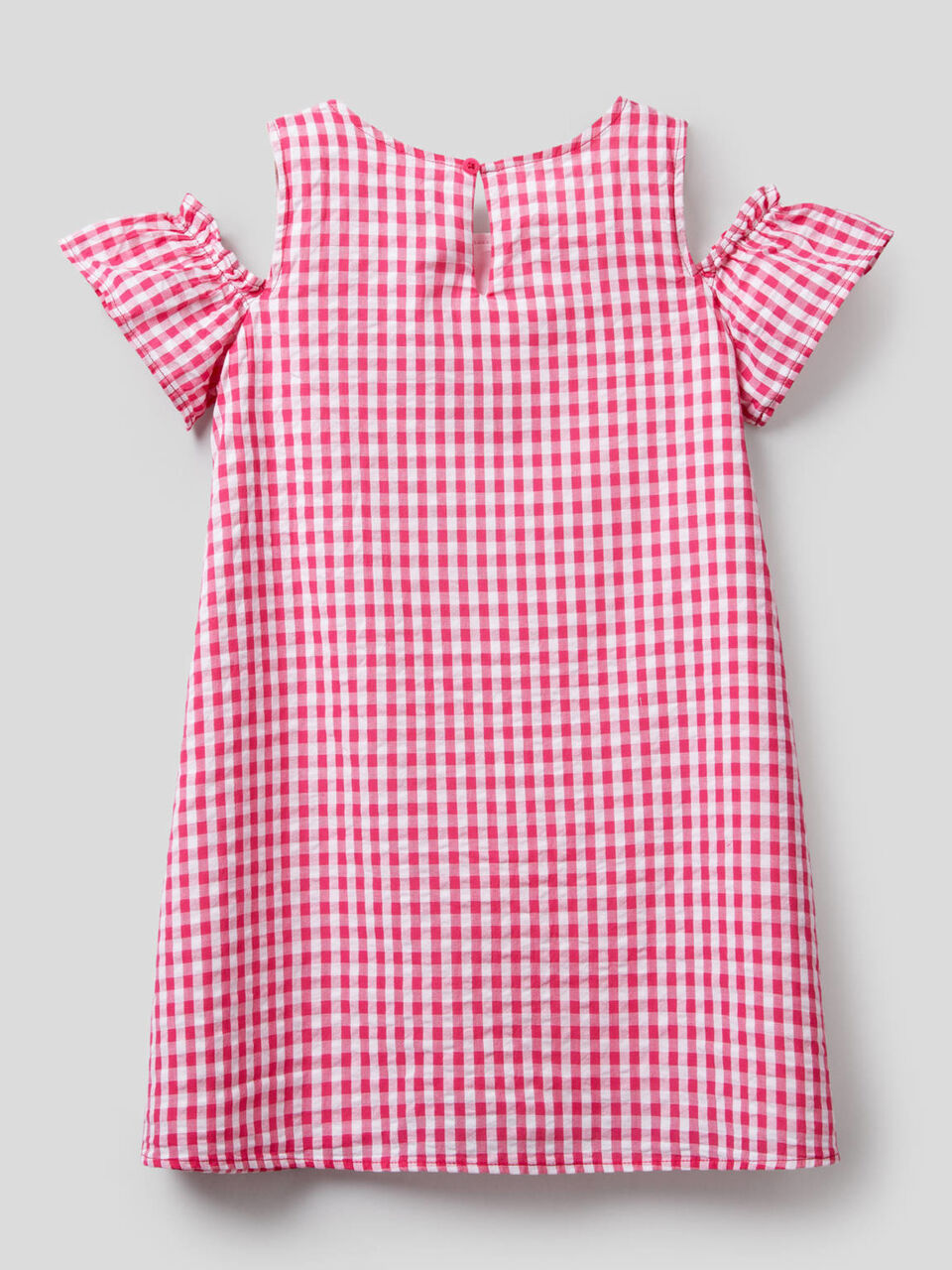Vestido trapecio con estampado de Vichy image number 2