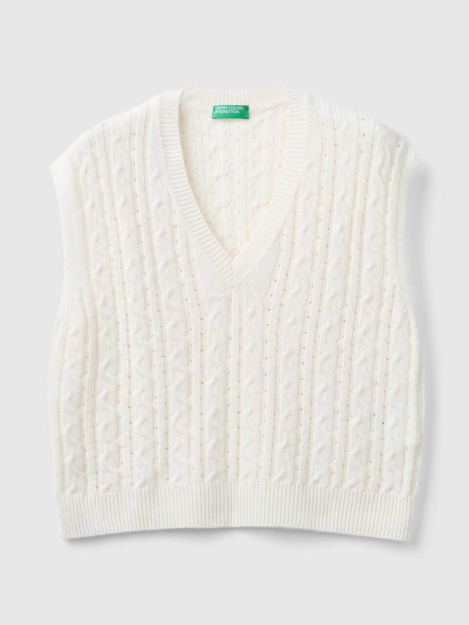 S/L V NECK SWEATER Mujer image number null