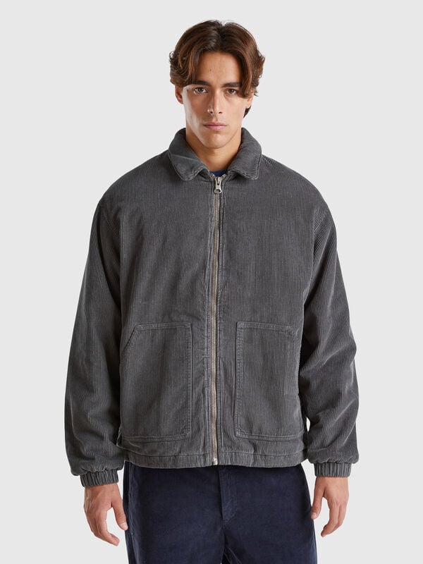 Chaqueta acolchada de pana Hombre