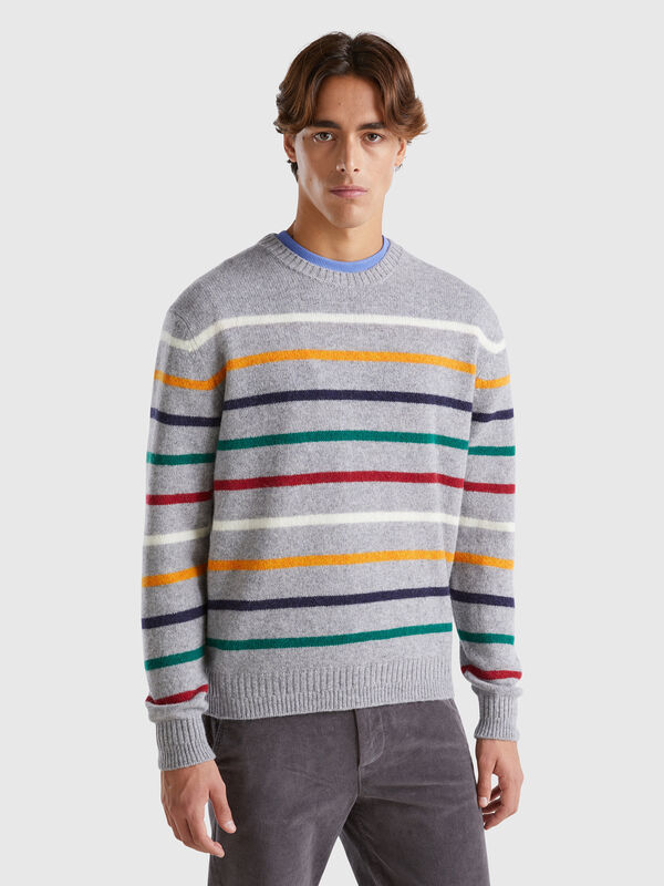 Jersey de pura lana Shetland Hombre