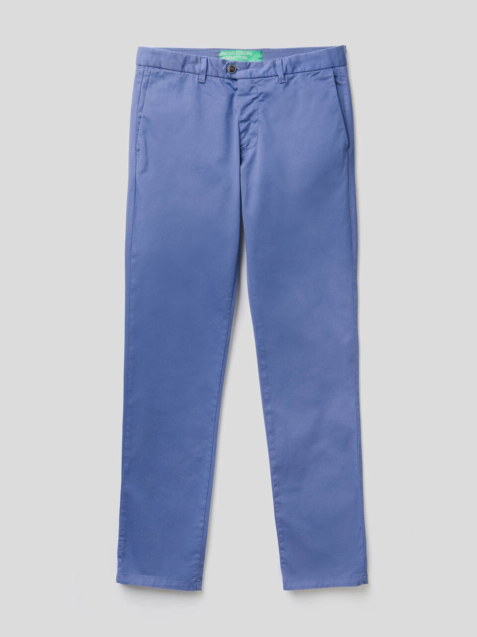 Pantalones chinos ceñidos de algodón image number 1