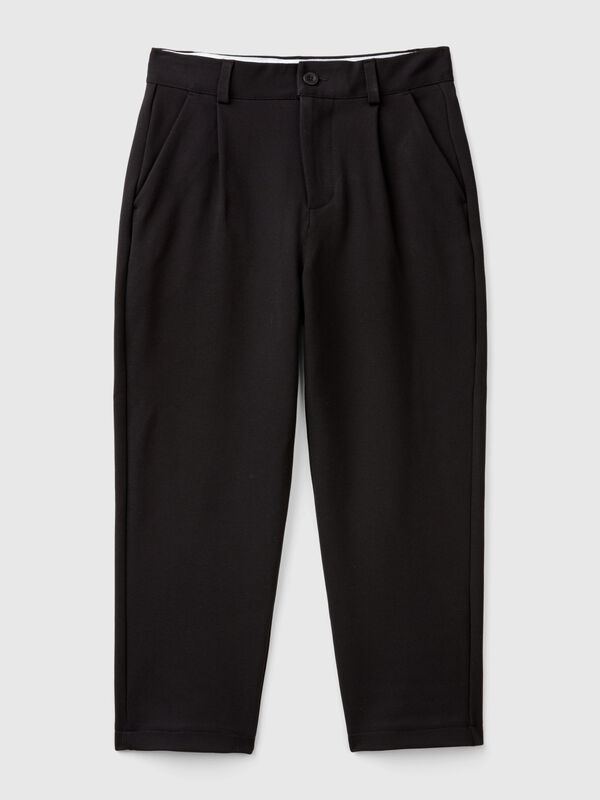 Pantalón de mezcla de viscosa elástica Niño