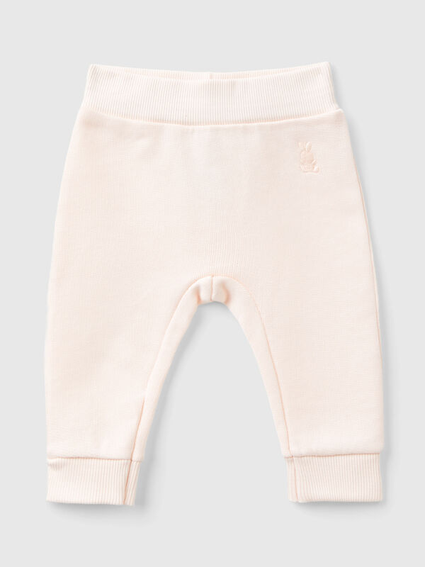 Pantalón de felpa de algodón orgánico Recién nacidos