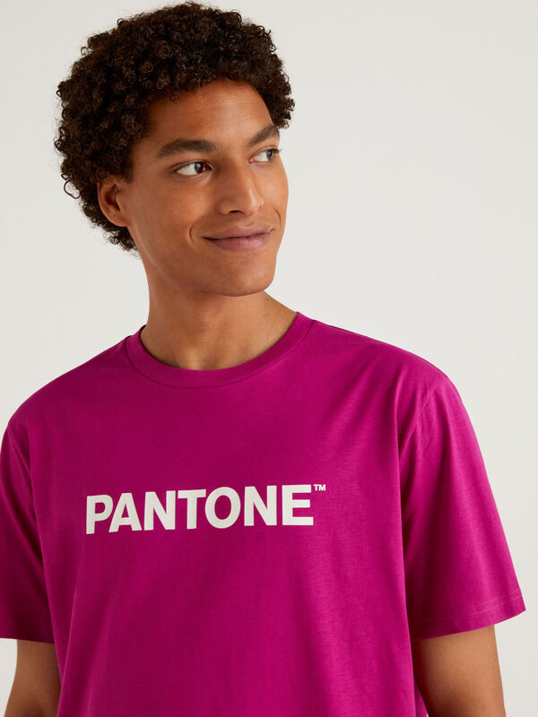 Camiseta ciclamen BenettonxPantone™ Hombre