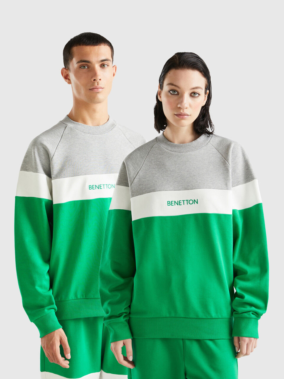 Sudaderas Mujer sin Capucha Coleccion 2024 Benetton