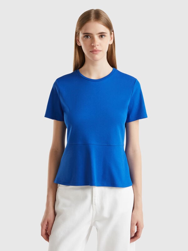 Camiseta slim fit de algodón orgánico Mujer