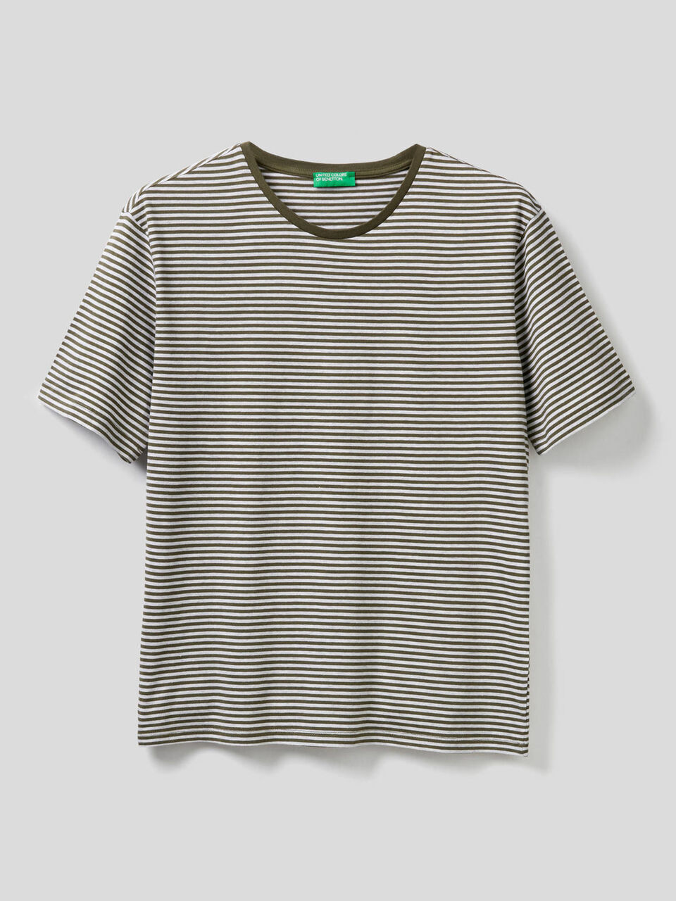 Camiseta de rayas de algodón 100 % Hombre image number 1