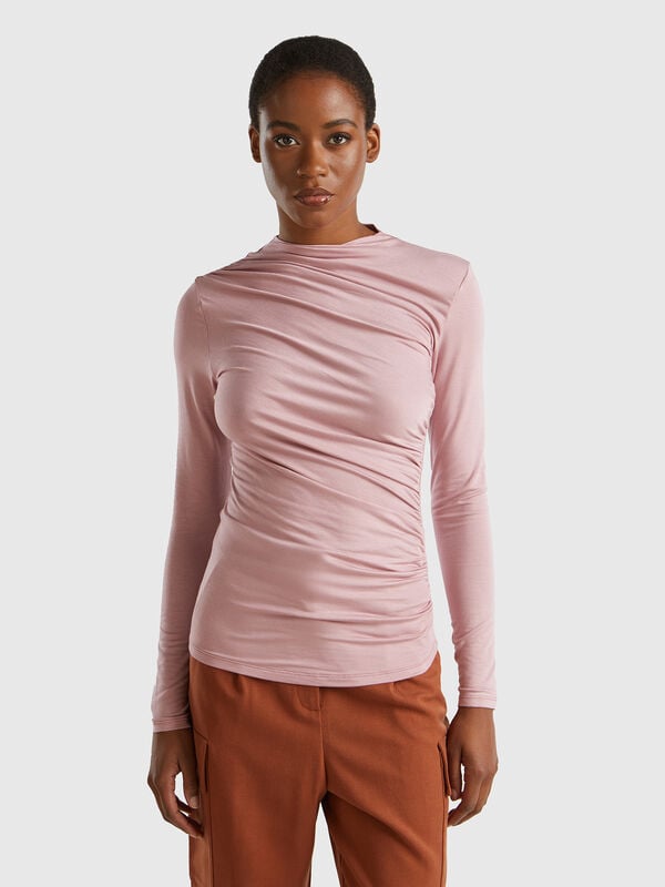 Camiseta slim fit de Modal® elástico Mujer
