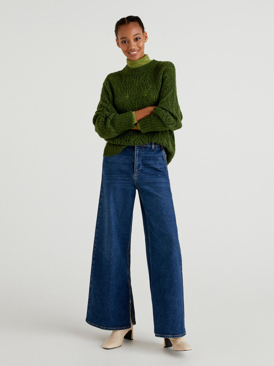 Vaqueros talle deals alto mujer