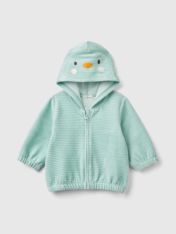 Sudadera de chenilla con capucha Recién nacidos