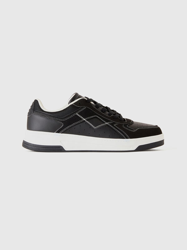 Sneakers bajas con efecto ante Hombre