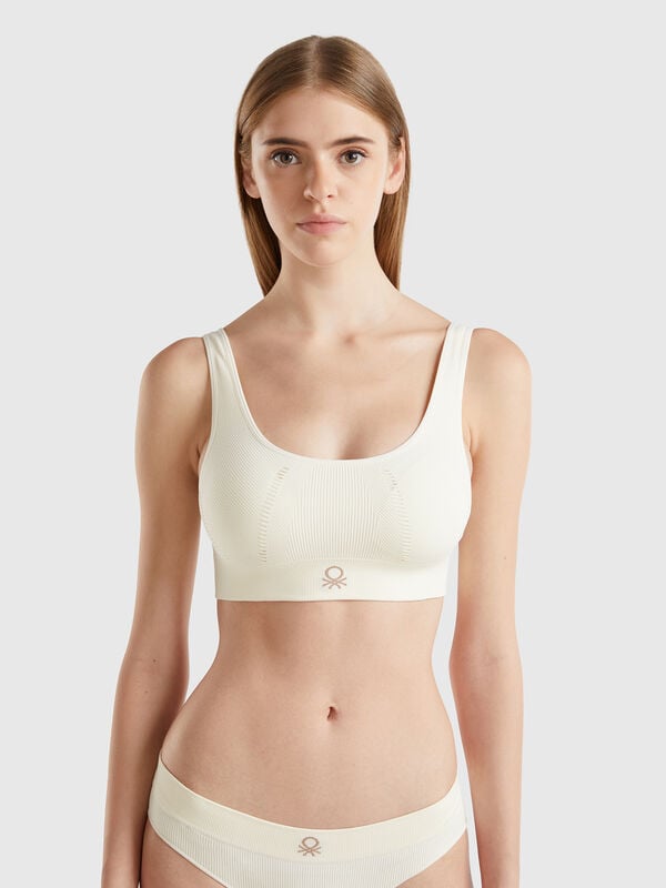 Sujetador brassiere de nailon mixto reciclado Mujer