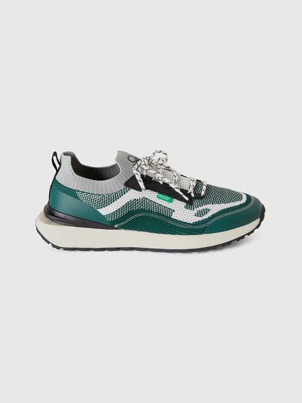 Sneakers bajas con efecto punto Hombre