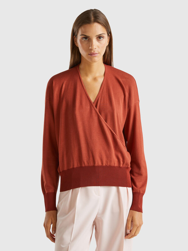Jersey con abertura trasera Mujer
