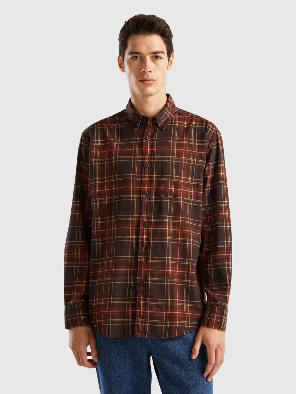 Camisas hot sale benetton hombre