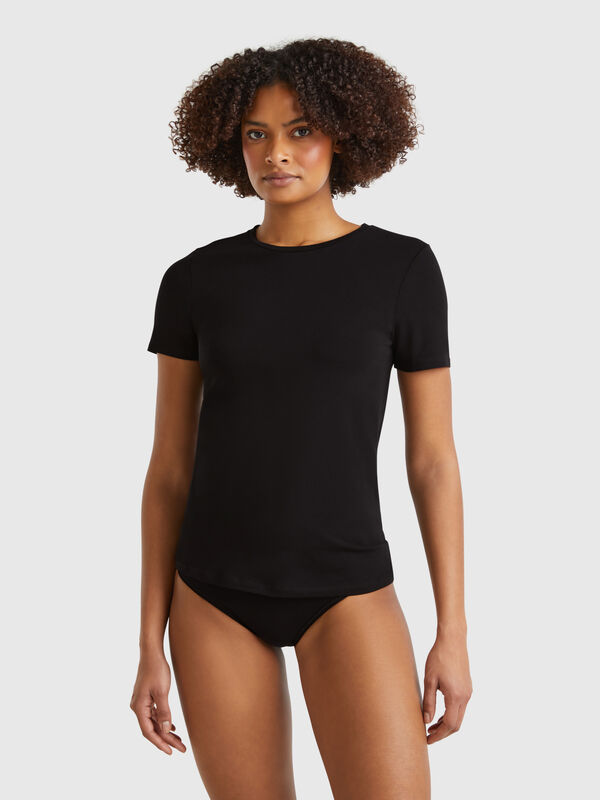 Camiseta de algodón superelástica Mujer