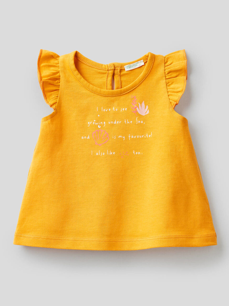 Camiseta con manga casquillo image number null